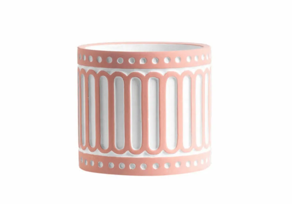White Accent Plant Pot