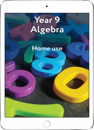 Year 9 Algebra - Home Use